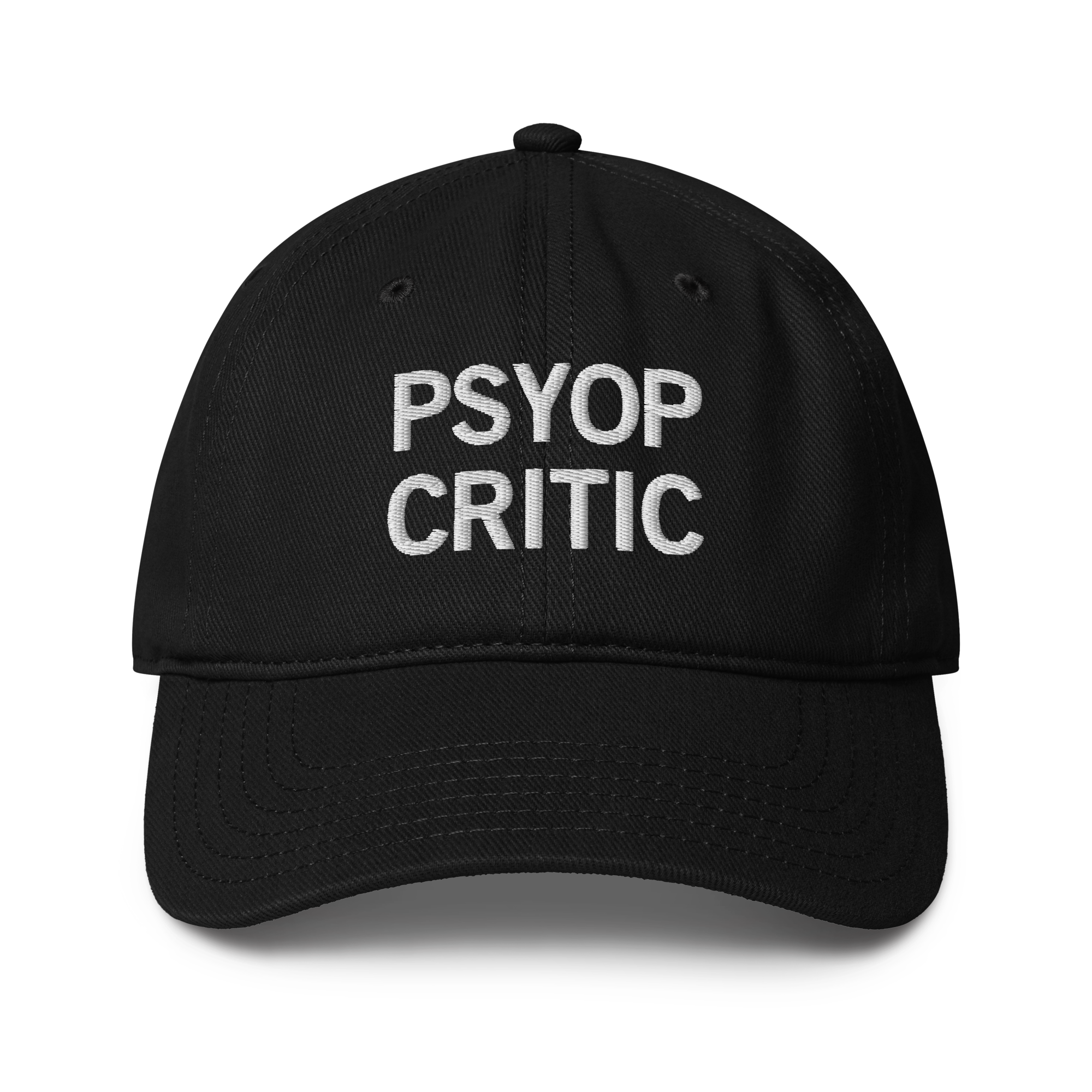 PSYOP Critic Baseball Hat - Black – Tucker Carlson Network