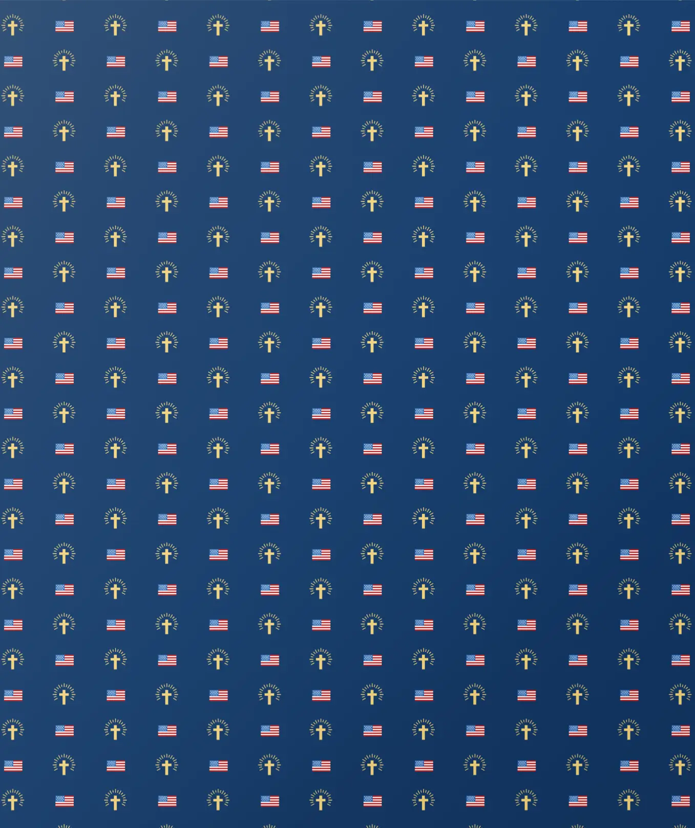 Flag Wrapping Paper - Navy