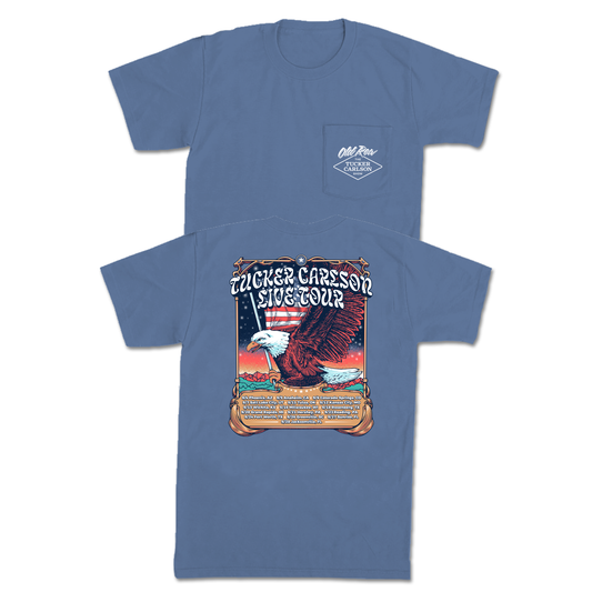 Tucker Carlson Live Tour Vintage Pocket Tee