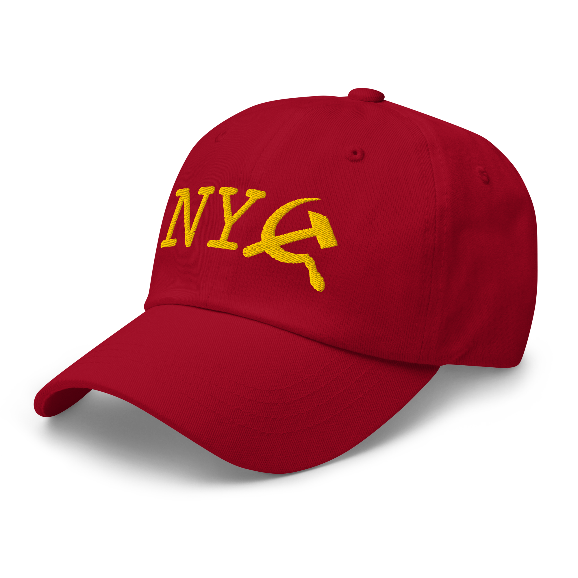 classic-dad-hat-cranberry-left-front