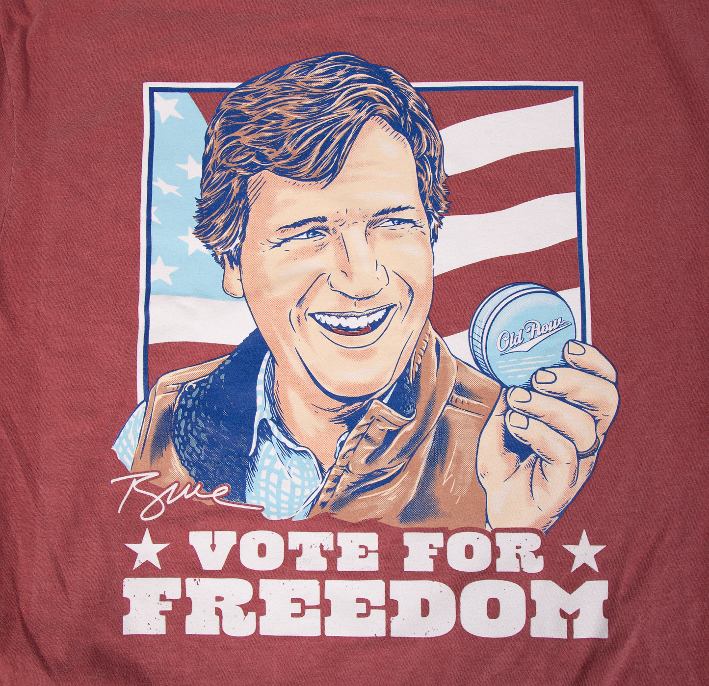 Tucker Vote For Freedom Pocket Tee