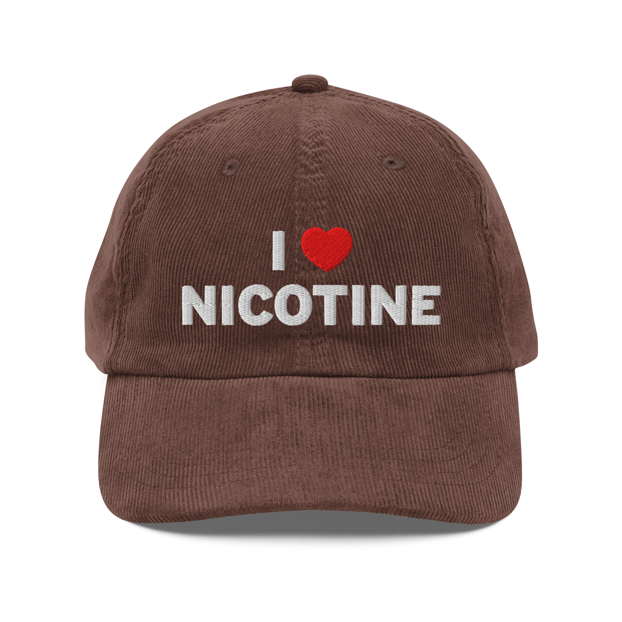vintage-corduroy-cap-brown-front