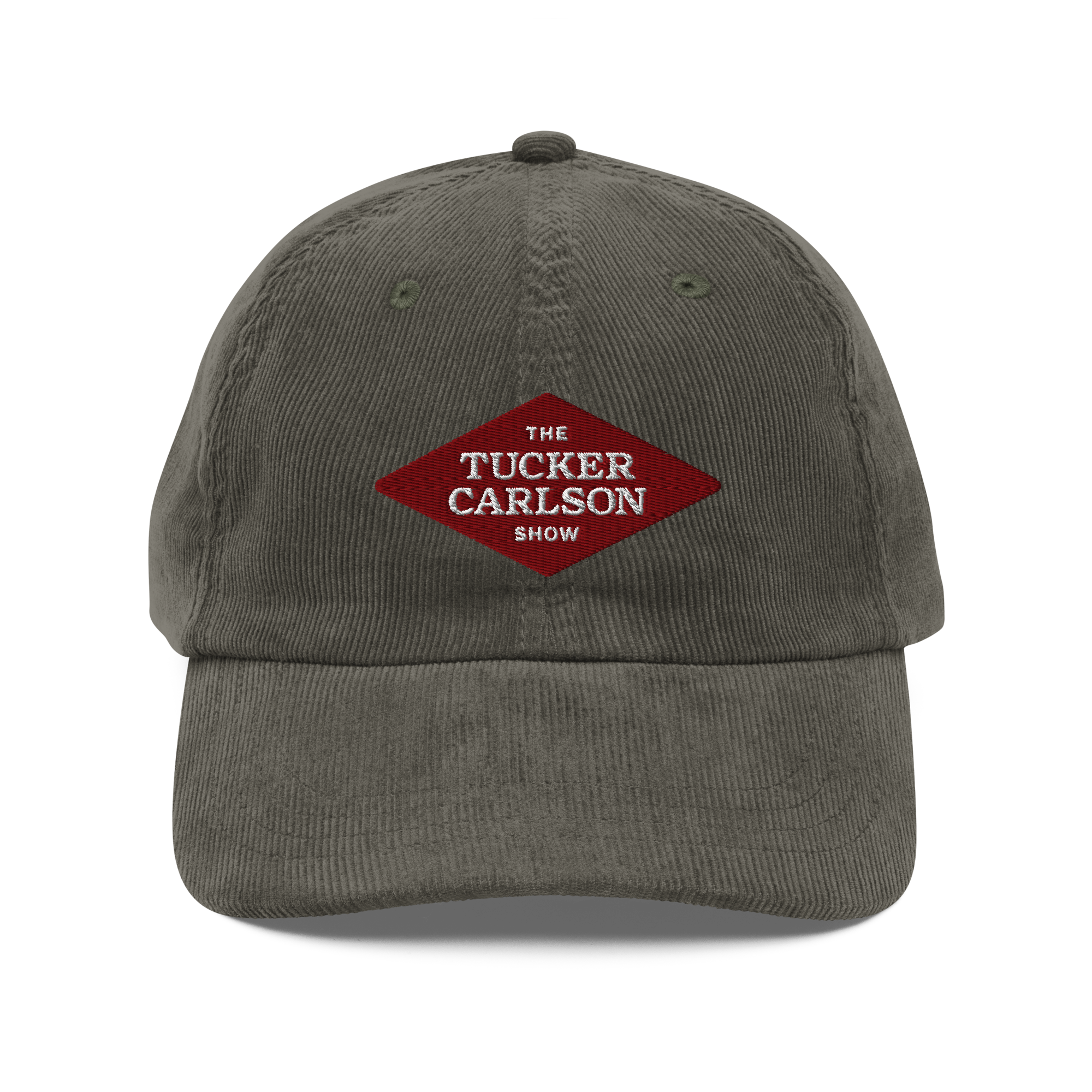 The Tucker Carlson Show Vintage Cord Hat - Olive – Tucker Carlson Network